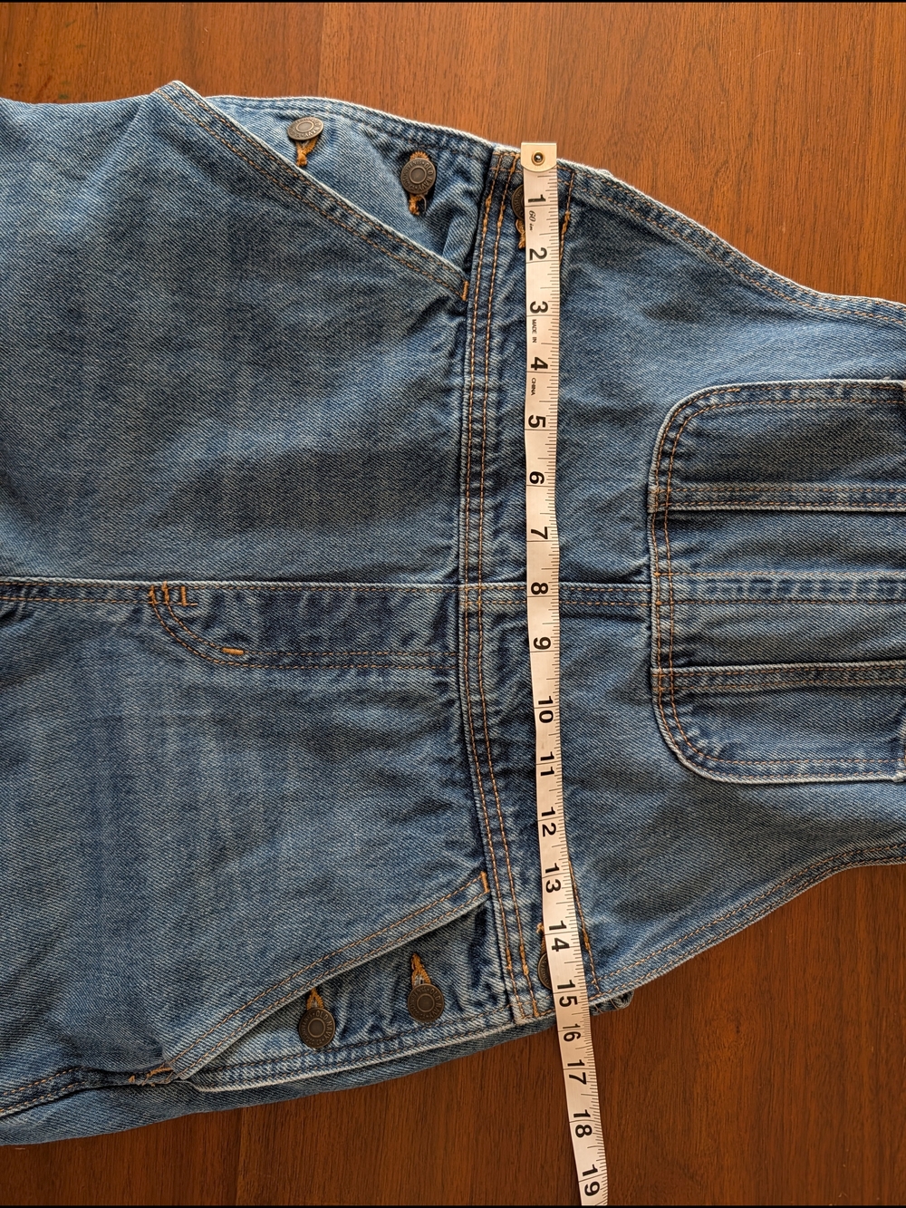 Old Navy Floral Embroidered Denim Overalls - 4 - Picture 10 of 12